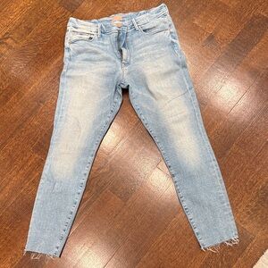 MOTHER Light Wash Ankle Jeans